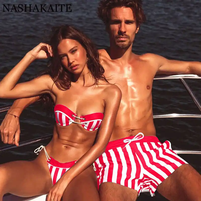 matching swimming suits for couples