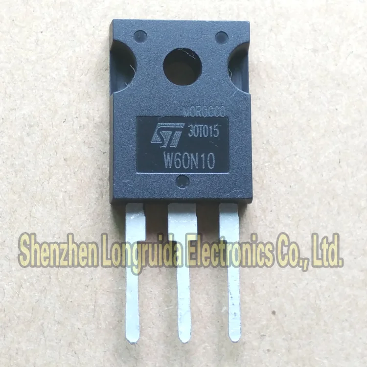 10 шт. W60N10 STW60N10 TO 247 MOSFET транзистор 60A 100V|Аксессуары для батарей и ЗУ| |