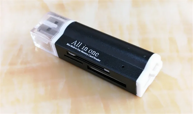 Мульти все в 1 Micro USB 2,0 считыватель карт памяти Адаптер для Micro SD SDHC TF M2 MMC MS PRO DUO кардридер горячая Распродажа - Цвет: BLACK