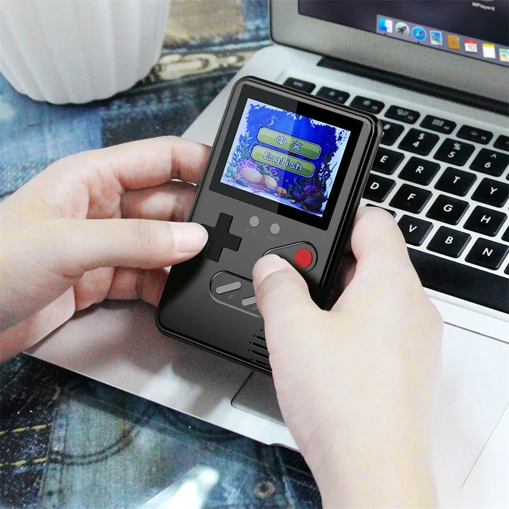 Retro Classic Game Console Handheld Portable 2.4 Inch Ultrathin With 168 Games