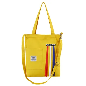 

Handbag 2020 New Casual Student Canvas Bag Fashion Literary Simple Shoulder Bag Outdoor Travel Diagonal Bag Female