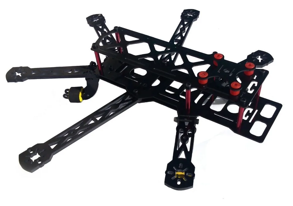 Mini-HEX Carbon QAV 6 Axis 300mm Hexacopter Frame Gopro 808 Camera Compatible