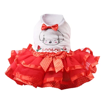 

Dog Dress Pet Dog Tutu Skirt Clothes Puppy Doggie Cat Tutu Dress For Small Dogs Cats Pet Dress Dropshipping