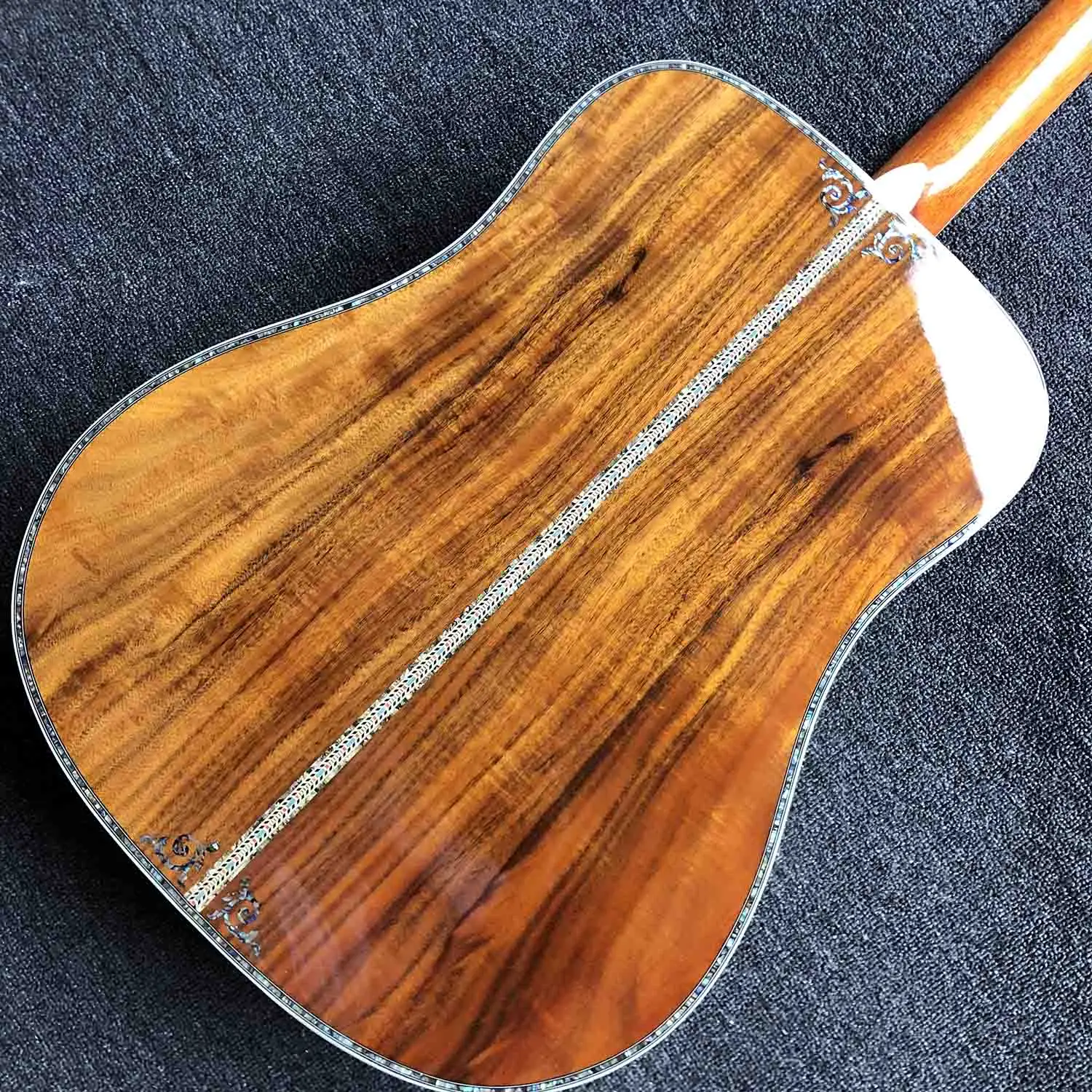 Custom 41 &quotKOA Real Abalone инкрустация акустической гитары Круглый корпус Классическая