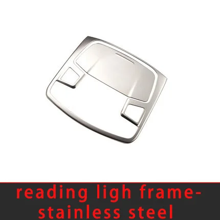 reading lamp frame For Lincoln MKX- reading light frame-stainless steel molding trim - Цвет: reading lamp frame
