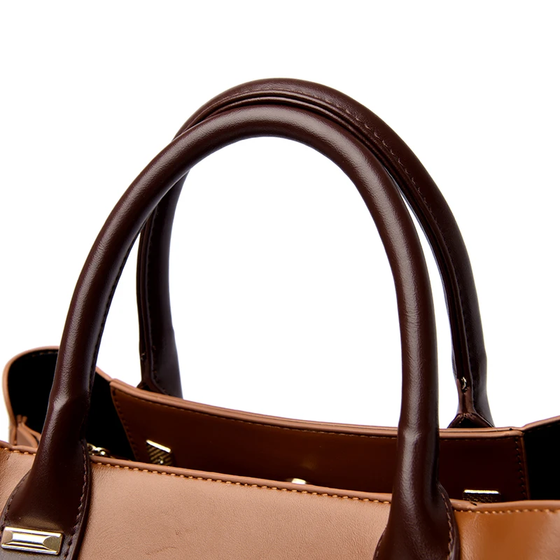 Модная женская сумка темперамент коричневый qualityPU плечо портативный диагональный большой емкости Женская посылка