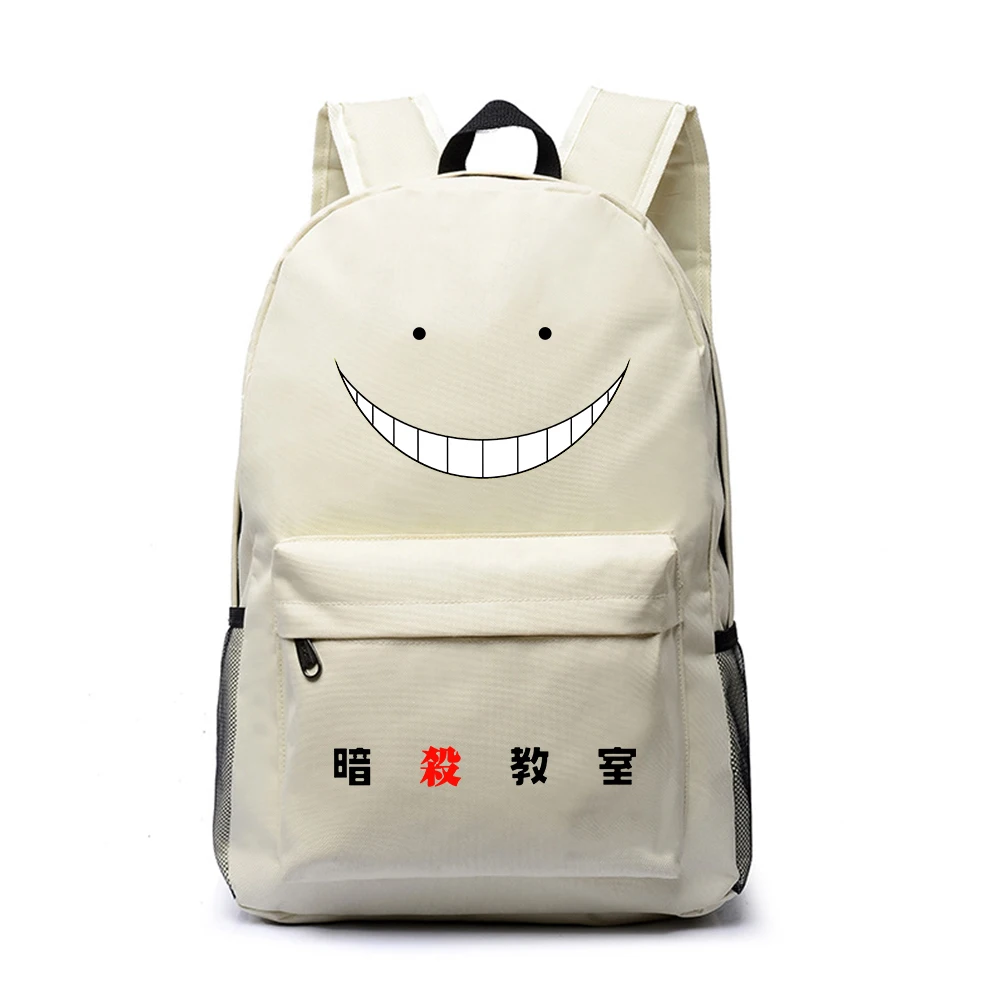 

Korosensei Women Cute Backpack Anime Bookbag Assassination Classroom School Bags for Teenagers Girls Catoon Travel Bagpack