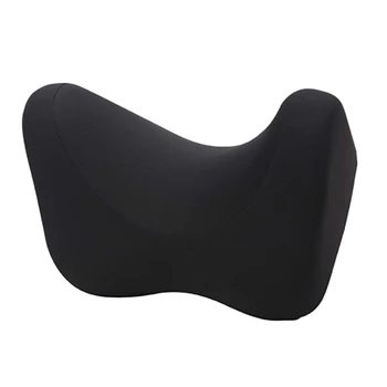 

Car Headrest Neck Pillow Lumbar Pillow Seat Cervical Spine Car Car Pillow Sleeping Rest Memory Cotton(Black)