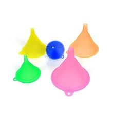ABSS-5 шт 5 Размер Красочные пластиковые жидкое масло Воронка кухня воронка