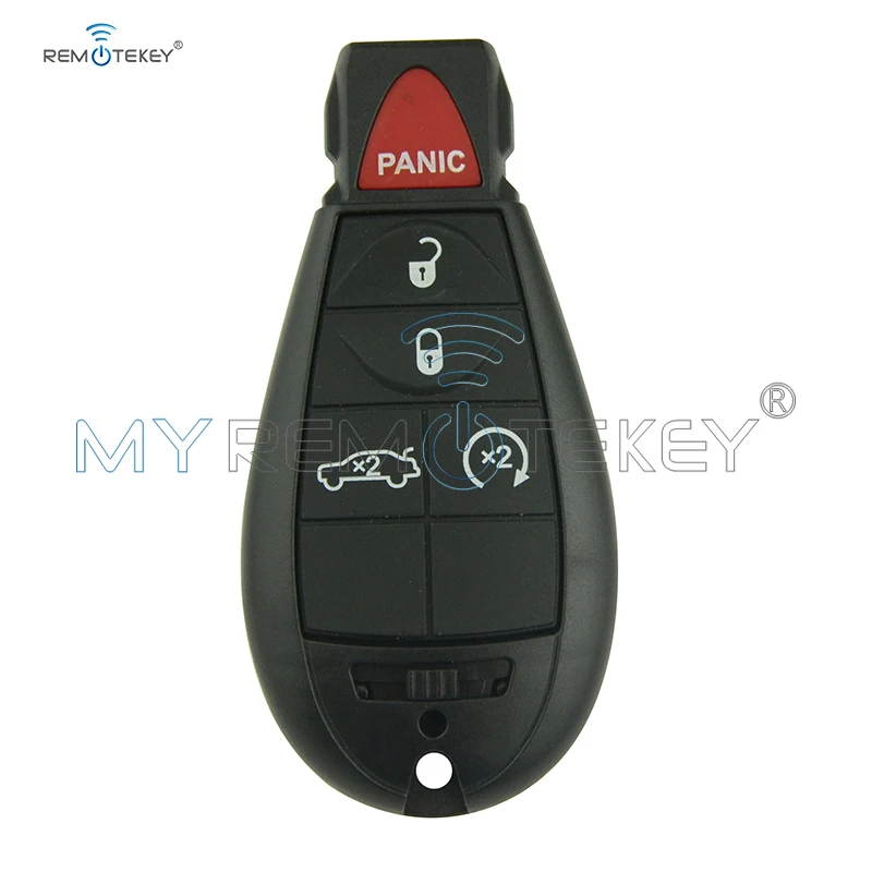 Remtekey M3N5WY783X 267F-5WY783 434 МГц для Dodge Challenger chrysler jeep, автомобильные аксессуары, брелок Fobik КЛЮЧ 2009 2010 2011 - Цвет: Красный