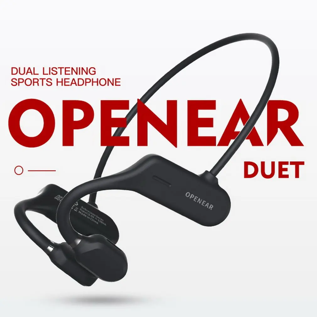 Open Ear Headphone Waterproof IPX6 Bluetooth Wireless Not In ear Ear Hook Comfortable Wearing Light Weight Sports Earphone