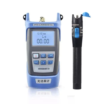 

2 In1 FTTH Fiber Optic Tool Kit Fiber Optical Power Meter -70 + 10dBm and 5km 1mW Visual Fault Locator Fiber optic test pen