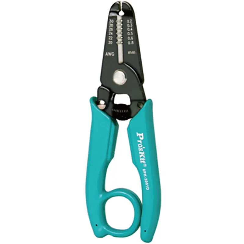 Pro'sKit 8PK-3001D 8PK-3002D high quality electronic wire stripper cutting pliers (AWG 30/28/26/24/22/20 precision pliers image 2