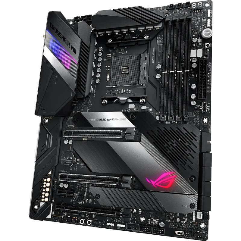  ASUS ROG CROSSHAIR VIII HERO(WI-FI) desktop computer game X570 motherboard C8F(WI-FI)