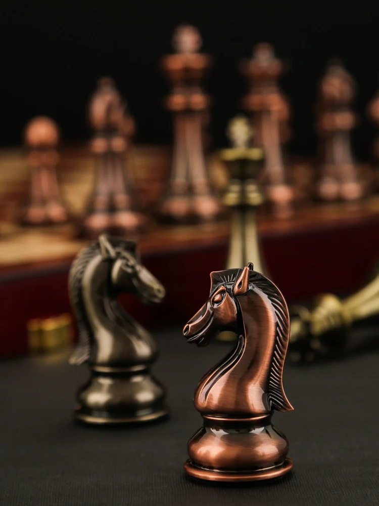 Jogos de xadrez de madeira profissional grande dobrável portátil premium  jogo mesa família gry planszowe entretenimento ed50zm - AliExpress