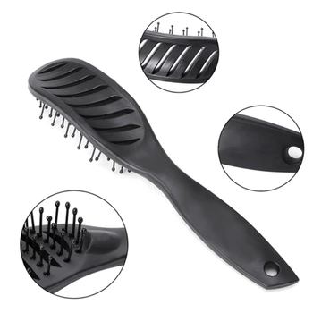 

New Anti-Static Comb Massage Small Curved Style Hair Brushes Add Matte Texture Handle Wet/dry Dual-use Styling Tools