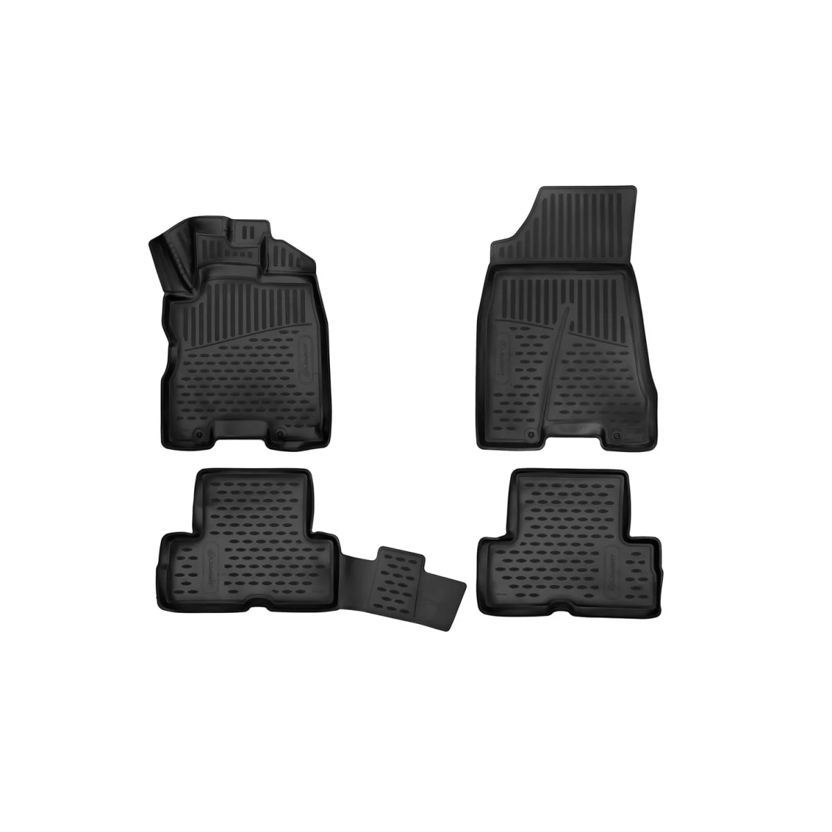 Коврики 3d в салон nissan x-trail, 01/2007-12/, кросс., правый рул