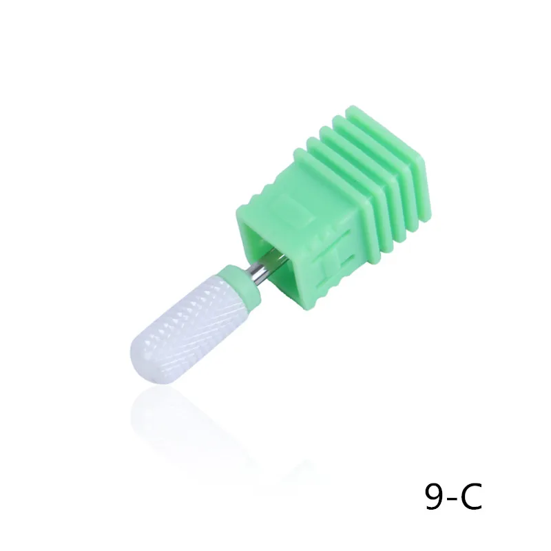 Ceramic Nail Drill Bits Manicure Machine Accessories Milling Cutter Rotary Burr Electric Nail Files Grinding Head Nail Art Tools