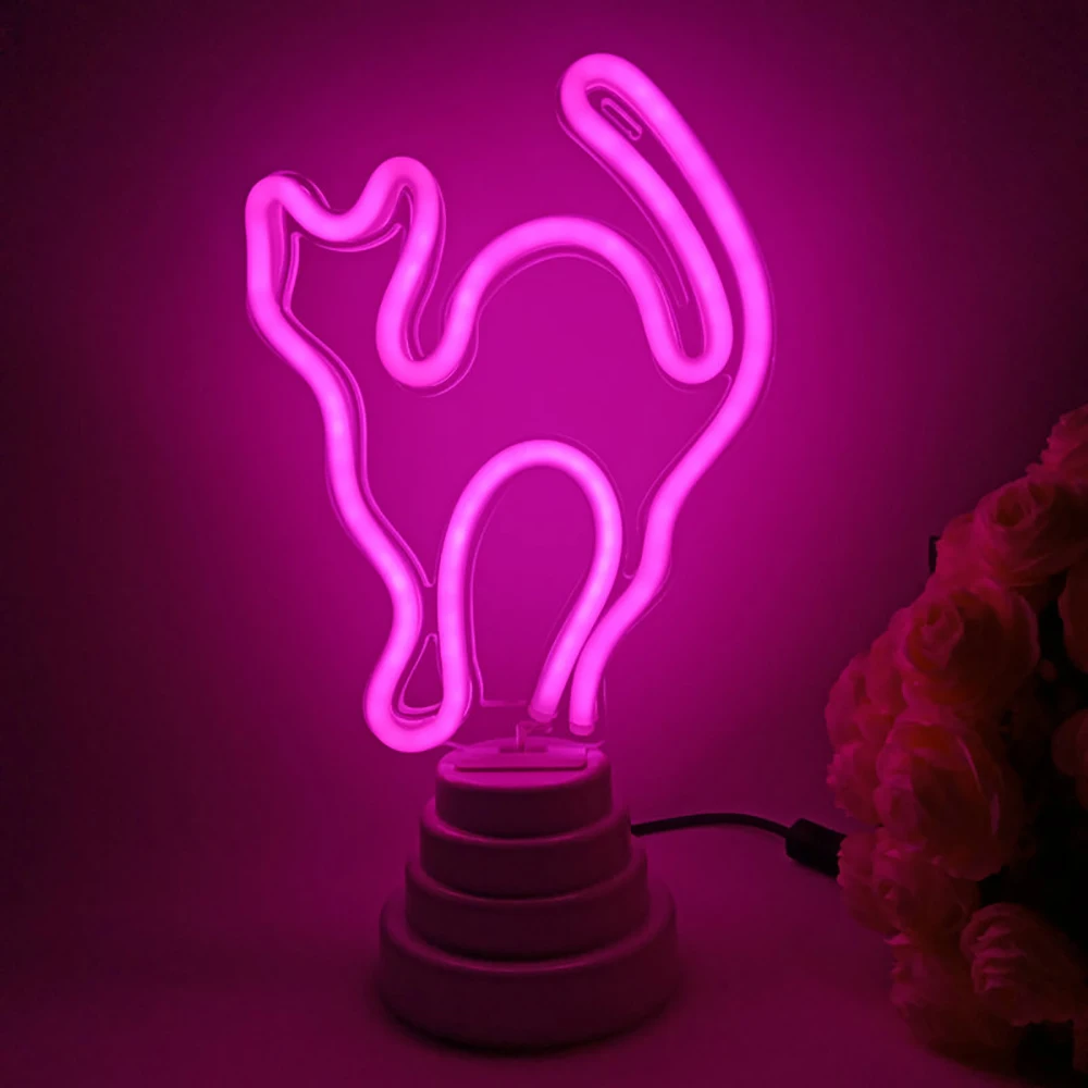 Неоновые светильники для собак и кошек с питанием от батарейки/USB новинка