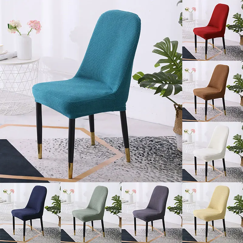 

Chair Covering Clean Creative Chair Covers Elastic Decorative Chair Cushion Removable Home Supplies Chair Seat Cover Solid Color