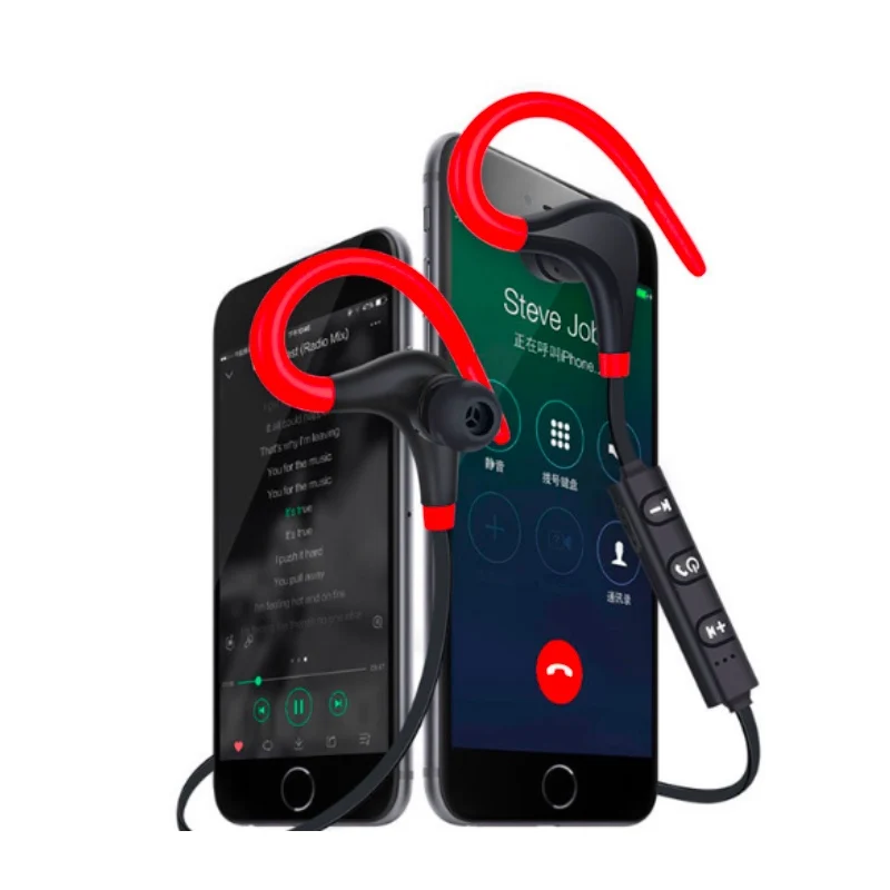 Bluetooth наушники Беспроводной гарнитура Скрытая Handsfree устойчивое с микрофоном для