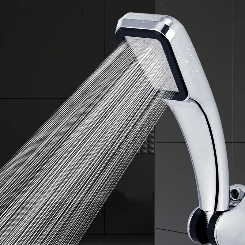 

Chrome Water Saving Filter Spray Nozzle Panel Powerful Bathroom Accessory300 Holes High Pressure Rainfall Shower Head ABS