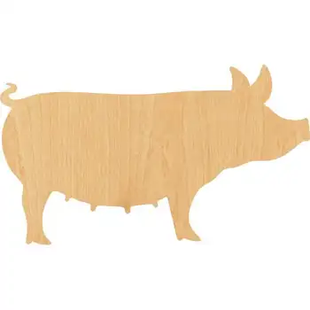 

Sow Wooden Laser Cut Out Shape - Great for Crafting - Hobbyist - D.I.Y. Projects