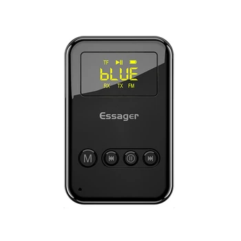 

ESSAGER K6 Wireless Bluetooth 5.0 Transmitter Receiver 3.5mm Jack o Adapter