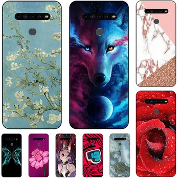 

For LG K51S Case slim Cute Fashion Painting Soft TPU Back Cover For LG K41S K41 S Silicone Phone Cases Fundas Coque k41 K51 S