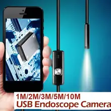 Металлический пластиковый 7 мм ручной эндоскоп Ушная ложка бороскоп компьютеры мобильные телефоны мониторинг видео в реальном времени Портативный IP67 A70R