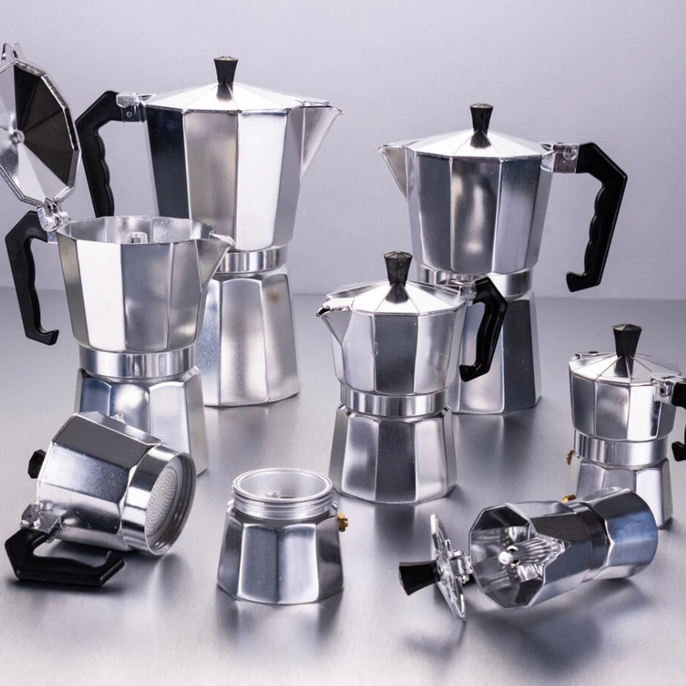Эспрессо Плита Топ кофе Moka производитель алюминия Перколятор горшок
