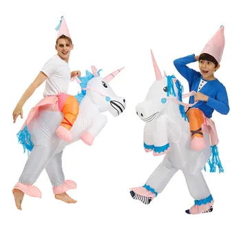 

Party Inflatable Unicorn Children's Party Three-dimensional Dinosaur Mount Alien Adult Halloween Performance Costume Party