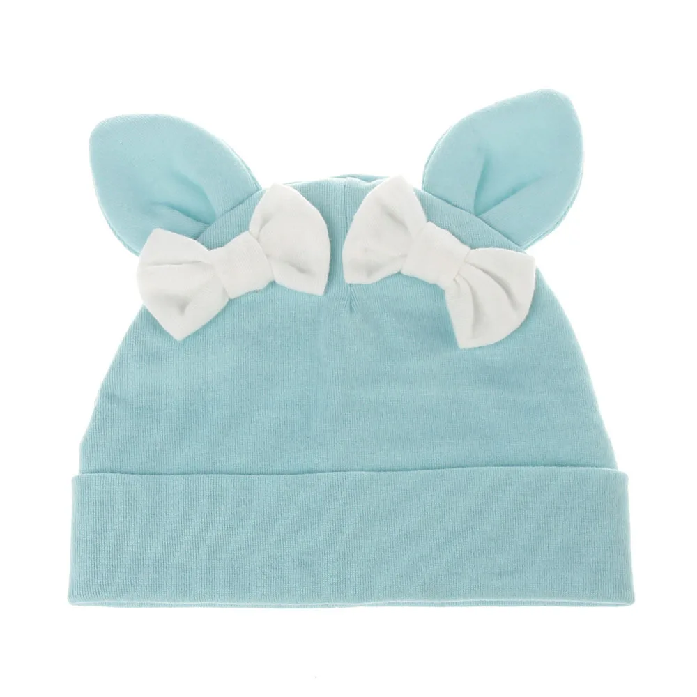 Baby Girl Hat Rabbit Ear Hat For Girls Cotton Bow Knot Children's Cap Toddler Kids Hats Cartoon Cute Baby Hats Bonnet