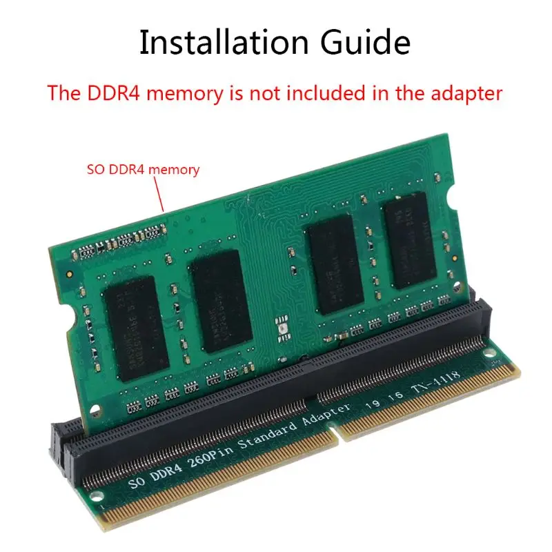 SO-DIMM 260Pin DDR4 тестовая защитная карта-адаптер для SO DDR4 памяти ПК Компьютерные аксессуары C26
