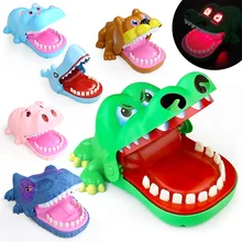 Jouet Crocodile mordant à la main pour enfant, jouet effrayant de décompression, son, requin, dinosaure, morsure au doigt, cadeau