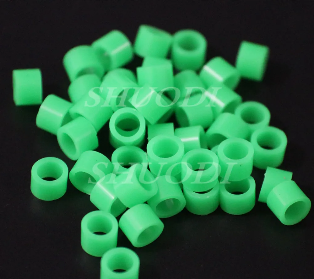 50 pcs Green 50 шт многоцветные автоклавные универсальные стоматологические универсальные силиконовые инструменты кольца с кодовым цветом(диаметр 5 мм - Цвет: 50 pcs Green