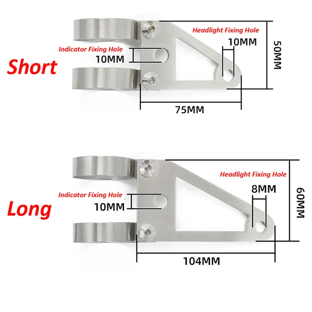 오토바이 범용 헤드라이트 브래킷: 맞춤형 모터사이클 조명을 위한 필수품