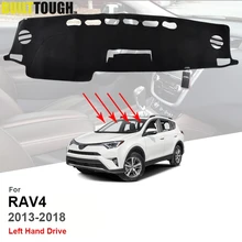 Xukey-alfombrilla para salpicadero de Toyota RAV4, cubierta para salpicadero, parasol, alfombra, para modelos 2013, 2014, 2015, 2016, 2017 y 2018