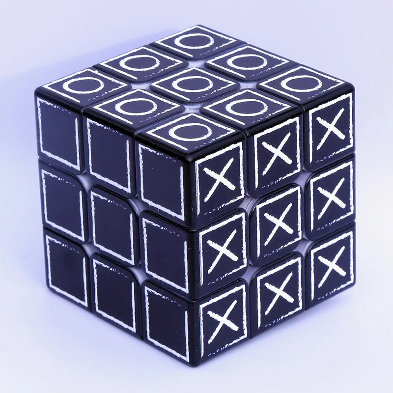 3x3x3 3D взрослых Скорость твист трехмерной с тиснением и изображением головоломка магический куб игра мозга слепых Брайля игрушка