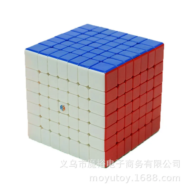YuXin Hays Магнитный Немагнитный 7x7x7 профессиональный конкурс волшебный куб быстрый ультра-Гладкий 7x7 скоростной Головоломка Куб детские игрушки подарок