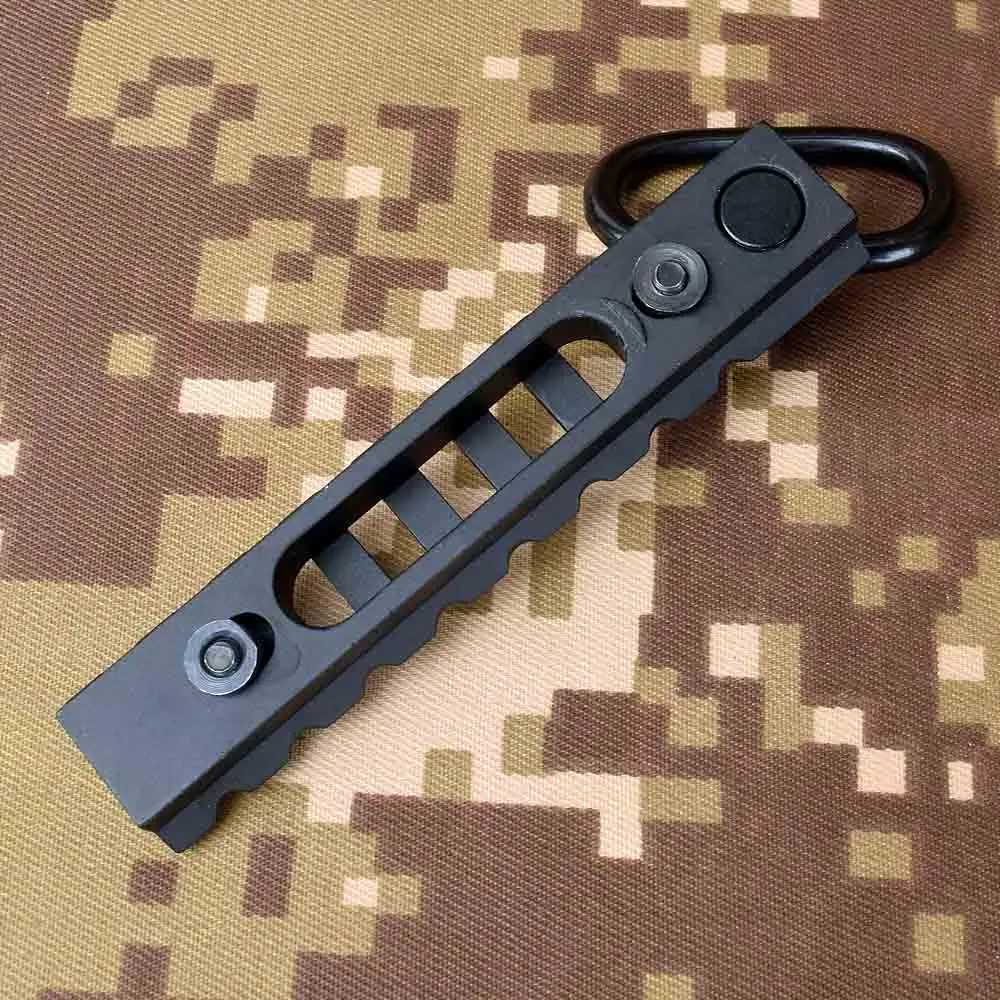 Тактический Keymod рейка Picatinny Weaver рельсовые секции 8 слотов крепление база с QD Слинг поворотный адаптер-ключ для охоты