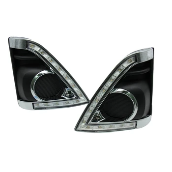 

2Pcs for Toyota Dazzling Yaris 2014-2015 with Yellow LED Daytime Running Light Fog Light