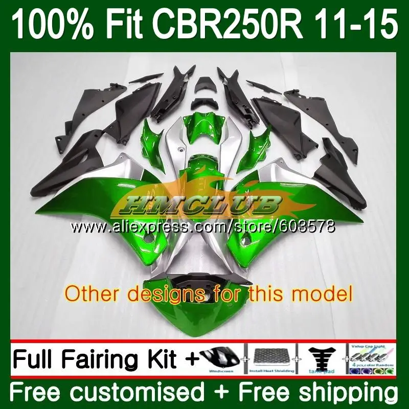 Литья под давлением для HONDA CBR250R MC41 2011 2012 2013 хорошее оранжевого 91CL. 64 CBR250 R CBR 250R CBR 250 R, возрастом 11, 12, 13, 14, 15, обтекатель