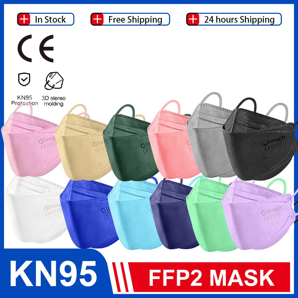 10/20 шт. маска для рта ffp2 Mascarilla KF94 с рыбками защитная лица kn95 ffp2mask | Красота и
