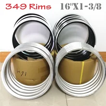 16 дюймов 349 Brompton складные велосипедные диски 1"* 1-3/8 16 отверстие 21 отверстие черный/серебристый складной велосипед с двойными стенками обод 16 H/21 H