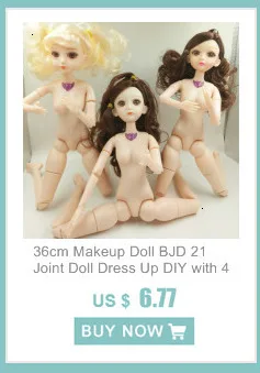 30 см шарнирные BJD куклы для девочек, модная Кукла Blyth, цветные волосы, сделай сам, макияж, Обнаженная кукла, наряды, игрушки для девочек, подарок