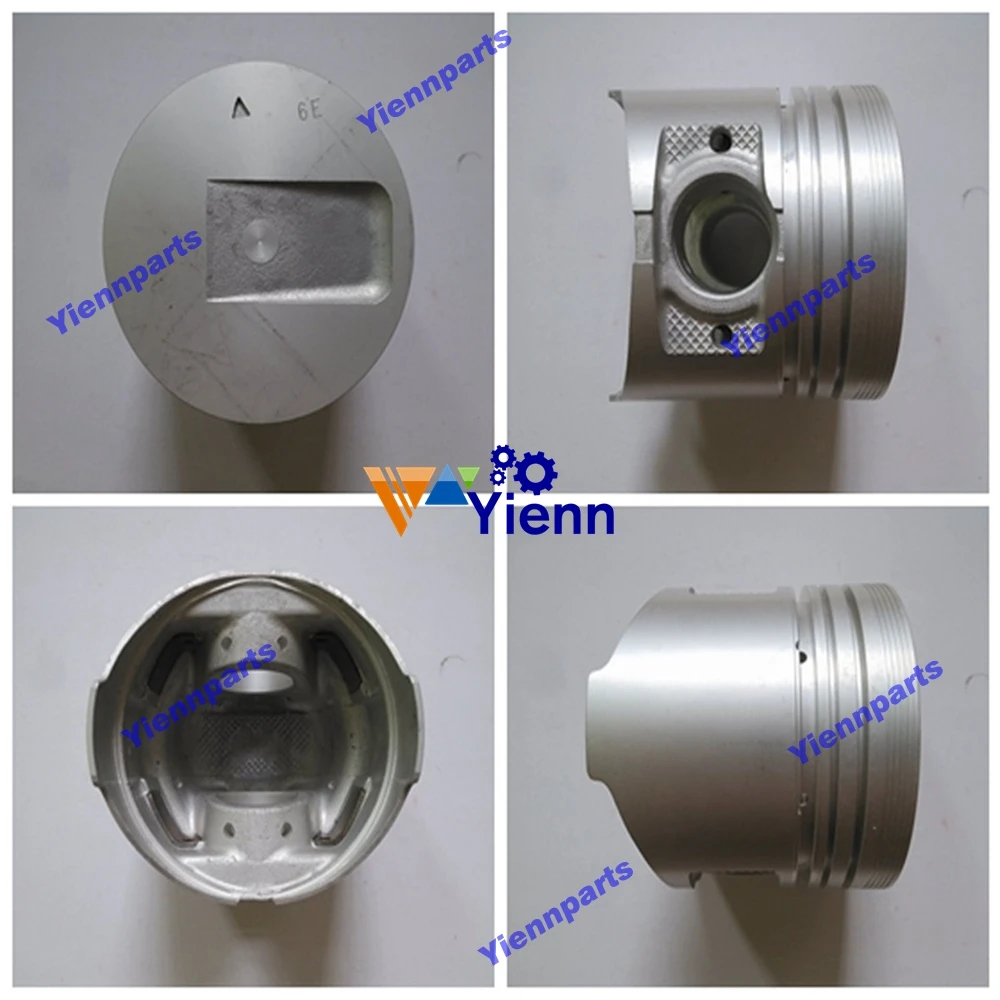 

For Mitsubishi K4N Piston MM406610 With Pin And clips MT408 MT468 TRACTOR KOBELCO SK050-1 SK045-2 SK045-1 EXCAVATOR