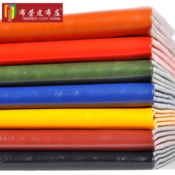 

100cmx138cm Thickened Oil Wax Leather Sofa Pu Leather Fabric Polished Shiny Imitation Leather Soft Hard Bag Artificial Leather