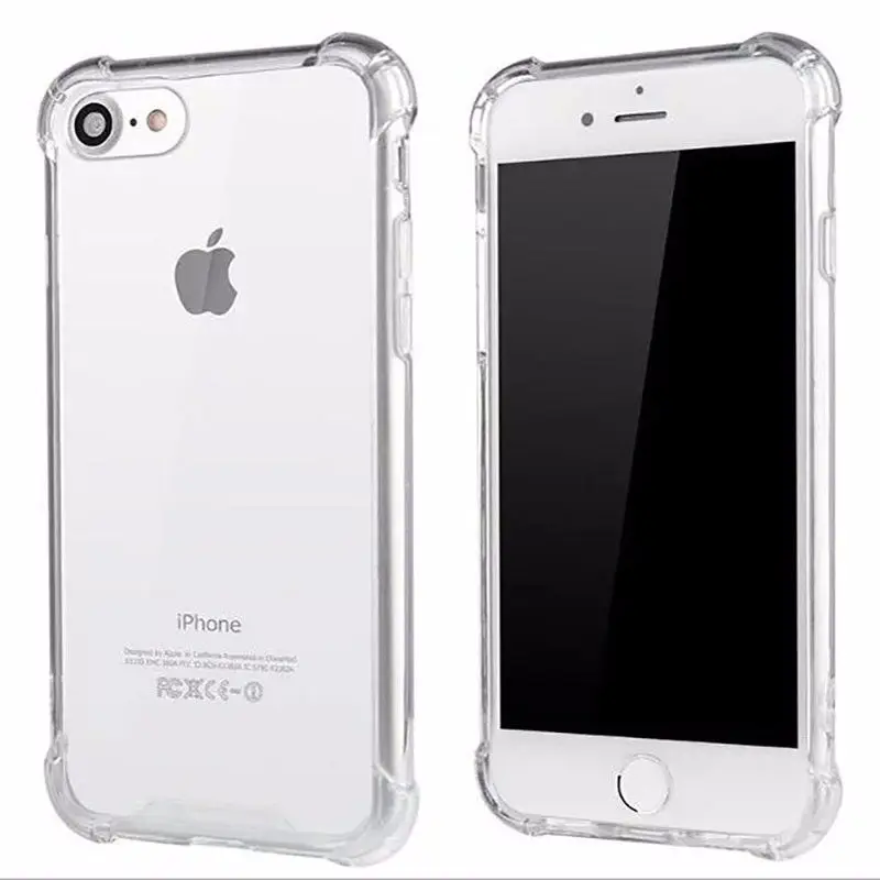 

Luxury Ultra Thin Slim Transparent Soft TPU Phone Case For iPhone 5 5S SE 7 8 6 6s X XS XR Plus iphone 11 Pro Max Clear Case