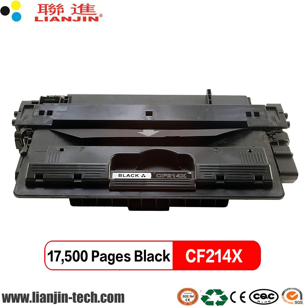 

LIANJIN Compatible 14X CF214X MICR Black High Yield for HP Laserjet Enterprise 700 M712 M725 Printer Toner